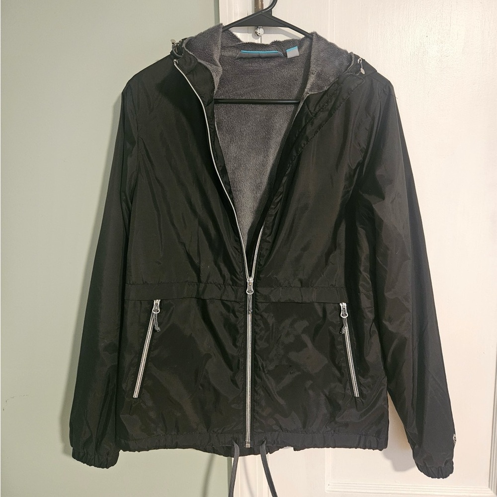 Free Country Men's Black Windbreaker Jacket